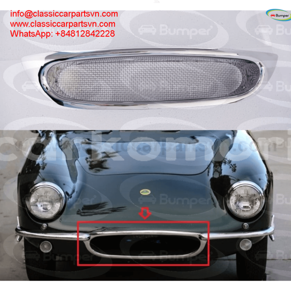 Big with watermark lotus elite s1 front grille and bumper 3